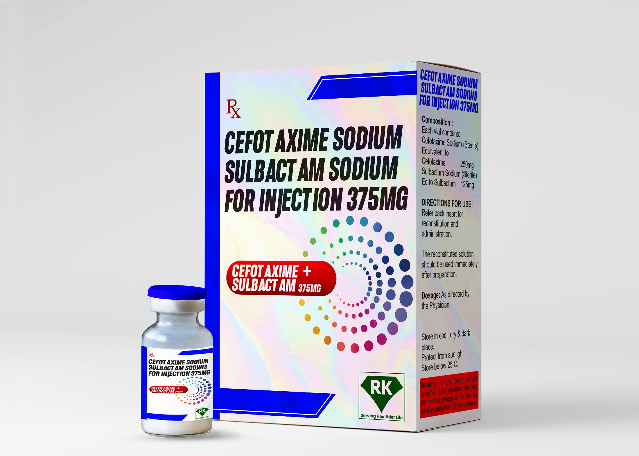 Cefotaxime Sodium & sulbactam for injection 375mg